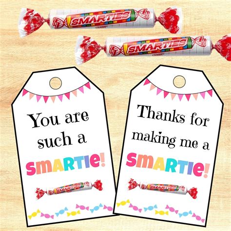You Re Such A Smartie Printable